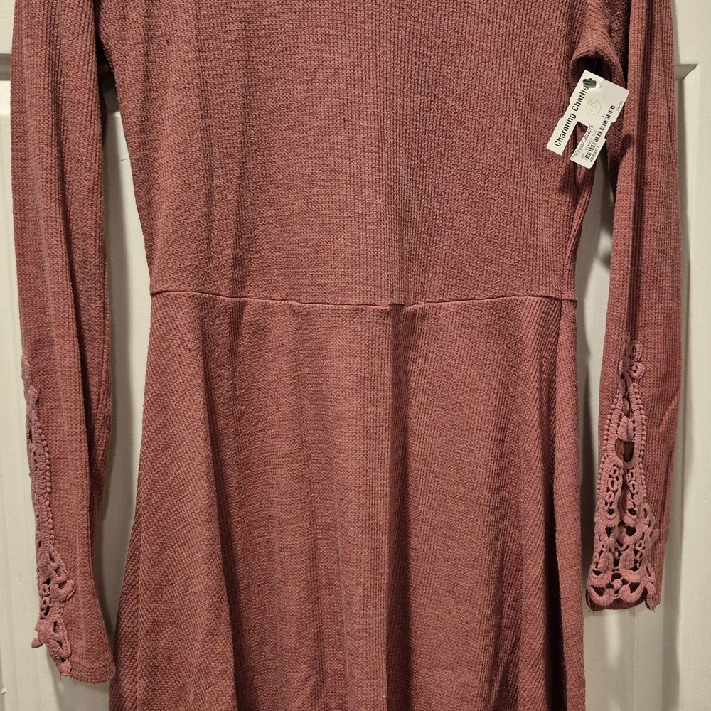 Charming Charlie Casual Dress in Dusty Rose